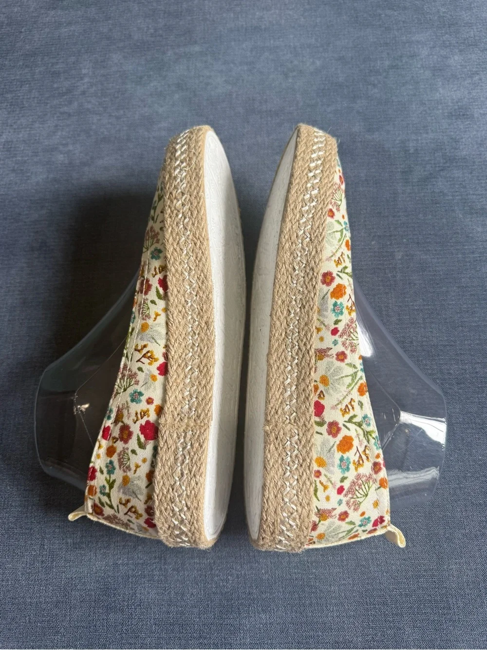 Blowfish Malibu Benita Floral Espadrille Flats Women’s SZ 7M New Cottagecore